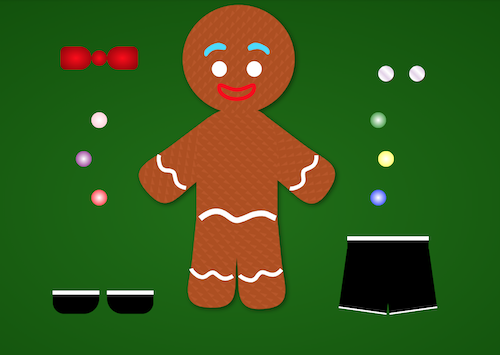 gingerbread dressup game